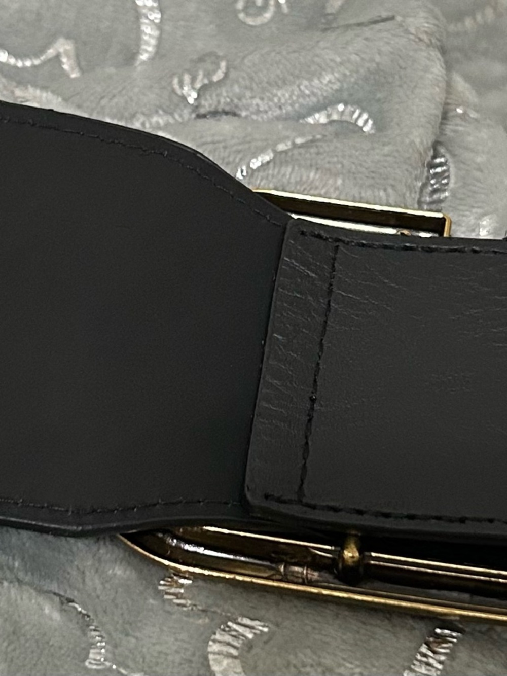 NWT Cato Brad Wide Waist Belt with Gold Buckle - Back, Size 2X - Picture 4 of 4